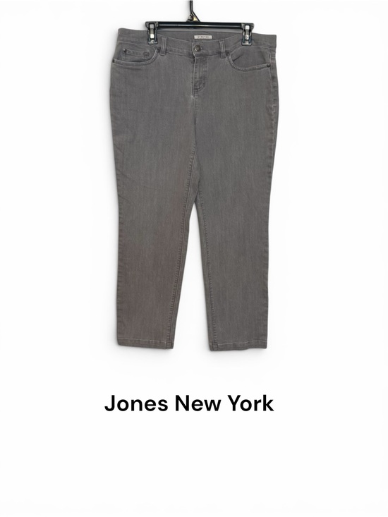Jones New York Denim - JONES NEW YORK  STRETCH GRAY JEANS   12 PETITE      #5